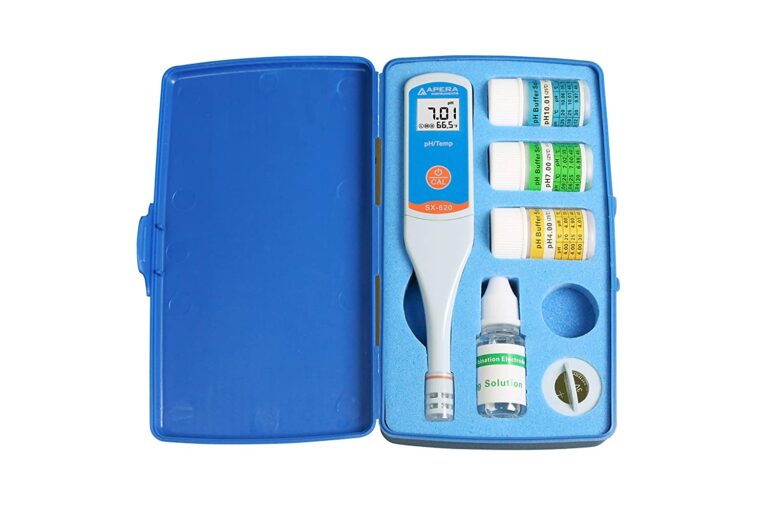 Apera Instruments SX620 pH Pen Tester Kit with 0.01 pH Accuracy, 3-Point Auto. Calibration, ATC